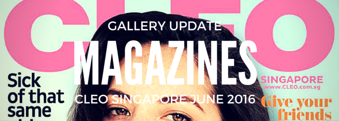 Photos: Cleo Singapore (June 2016) Scans